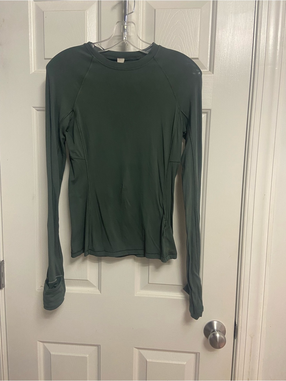 lululemon athletica Forest Green Long-Sleeve Crew Top